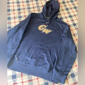 Nike George Washington University (GW) Colonials therma-fit hoodie size small